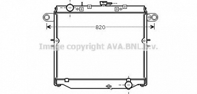 AVA QUALITY COOLING to2477 -  Радиатор, охлаждение двигателя